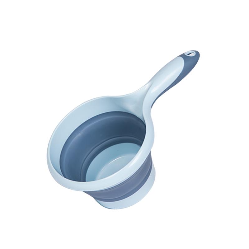 Muôi Múc Nước Bằng Nhựa Silicon Dày Dùng Một Lần Thời Trang Có Thể Gấp Gọn Cho Nhà Bếp Nhà Tắm