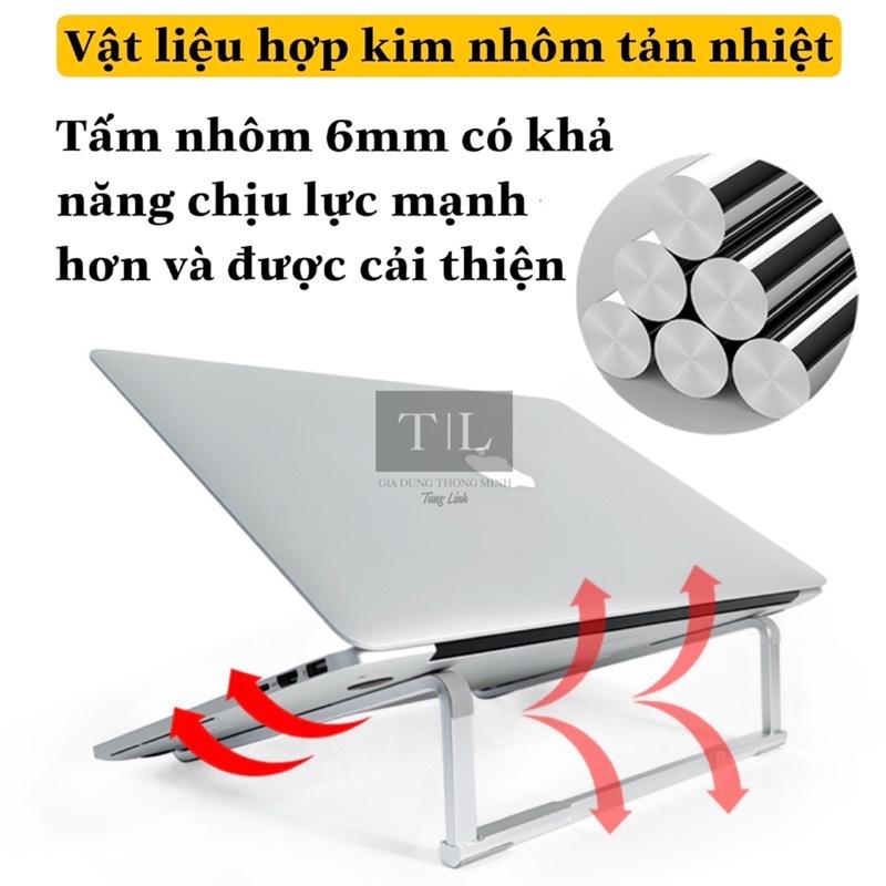 (Combo 3 sản phẩm) Kệ điện thoại, Ipad và thanh đỡ Laptop - có trượt, silicon đa điểm chống xước, hợp kim nhôm cao cấp