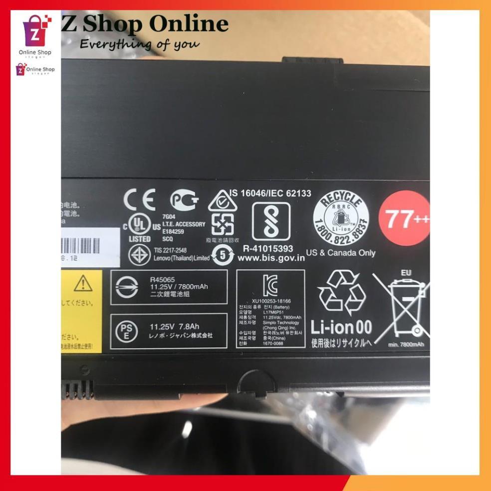 Pin Xịn (Battery) Dùng Cho Laptop Lenovo Thinkpad P50 P51 P52 77+ Originals