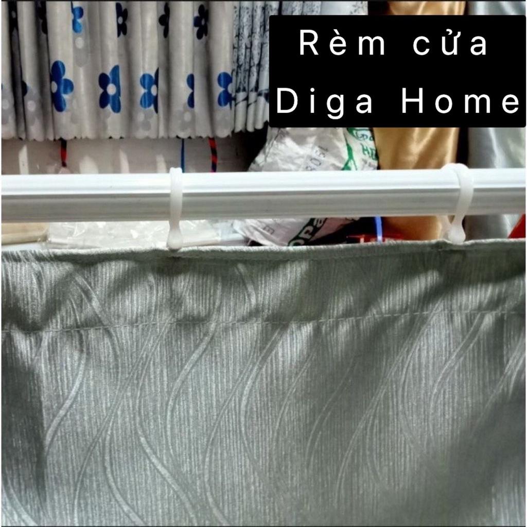 Rèm Cửa Rido Chống Nắng - Ngăn Phòng Móc Thẳng Tiết Kiệm Chi Phí và Không Gian-Diga Home