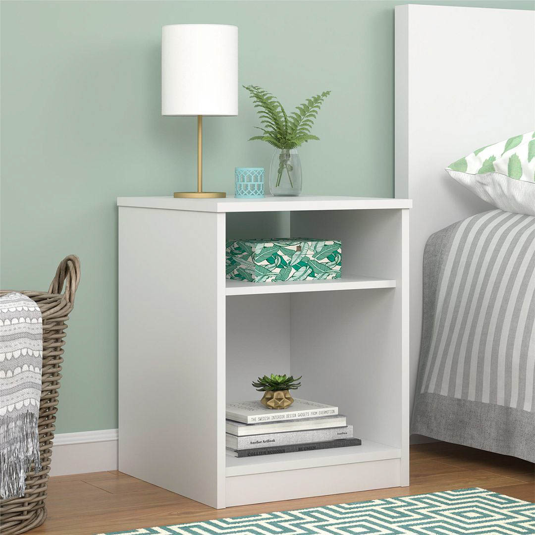 Kệ gỗ đầu giường hiện đại SMLIFE Natco | Gỗ MDF dày 17mm chống ẩm | D40xR40xC55cm
