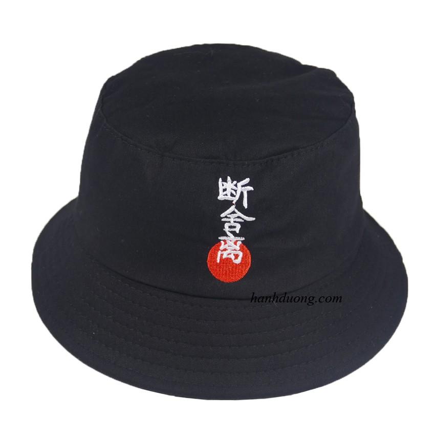 Nón bucket lời thề mũ tai bèo lời thề samurai vành nhỏ phù hợp cả nam và nữ