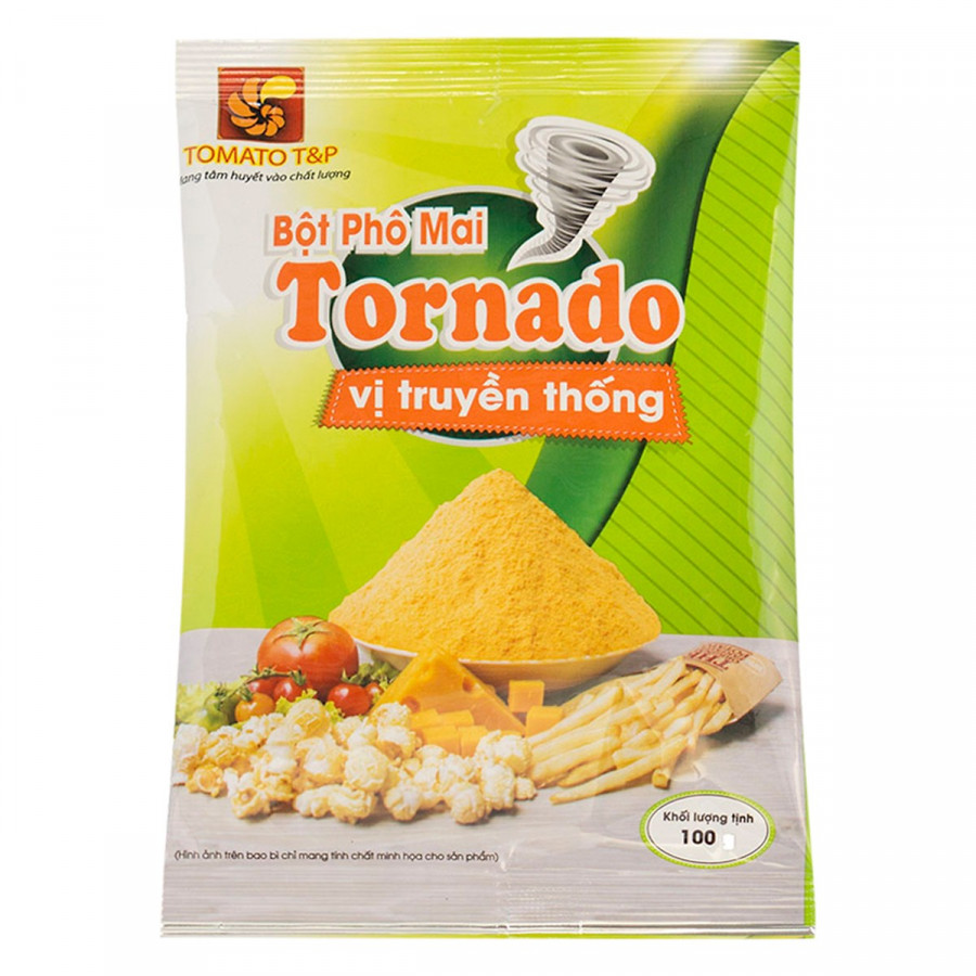 Combo 2 Gói Bột Phô Mai Tornado Vị Truyền Thống (100g / Gói)