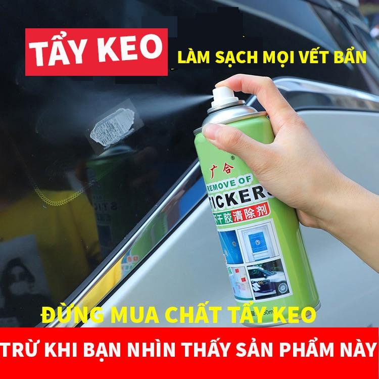 Chai xịt tẩy vết keo,băng dính,vệ sinh thiết kế bên trong Remover of Sticker 450ml