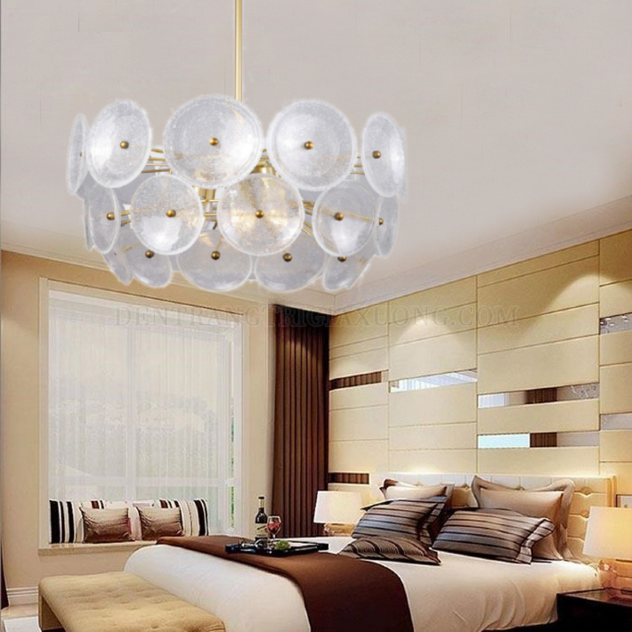 Đèn chùm pha lê cao cấp thiết kế sang trọng trang trí phòng khách, nhà hàng, khách sạn, quán cafe DY3118