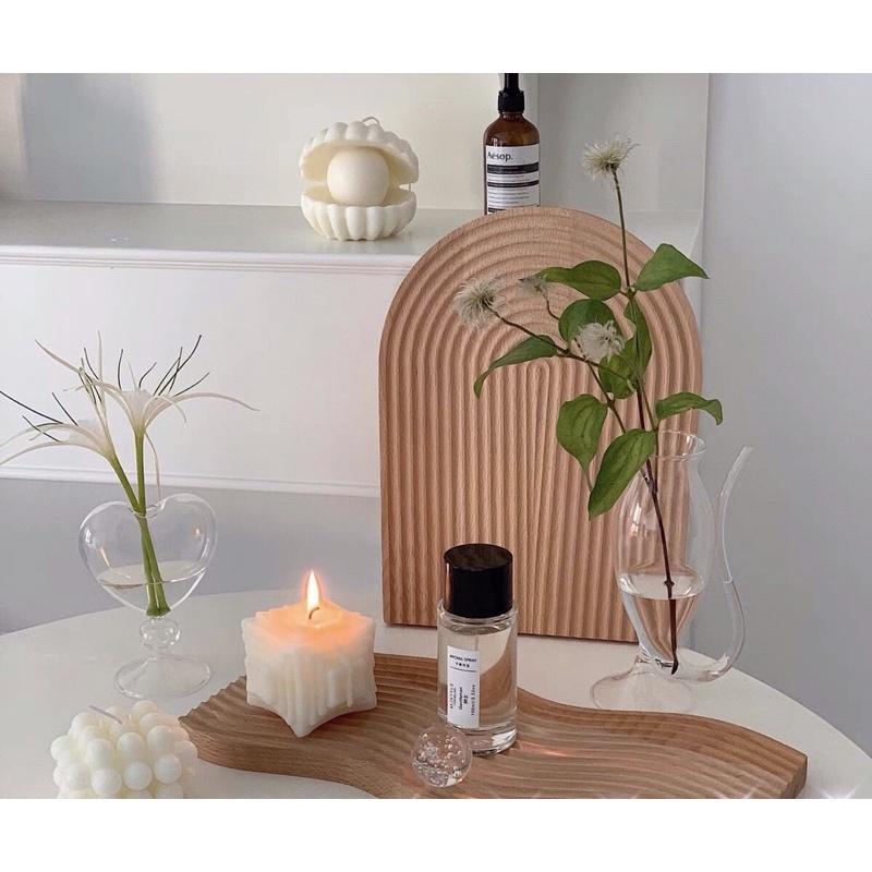 Khay decor bằng gỗ phong cách Bắc Âu