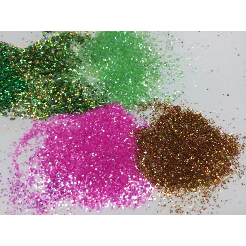 Kim tuyến xà cừ, kim tuyến ánh ngũ sắc, kim tuyến loại mịn, làm slime