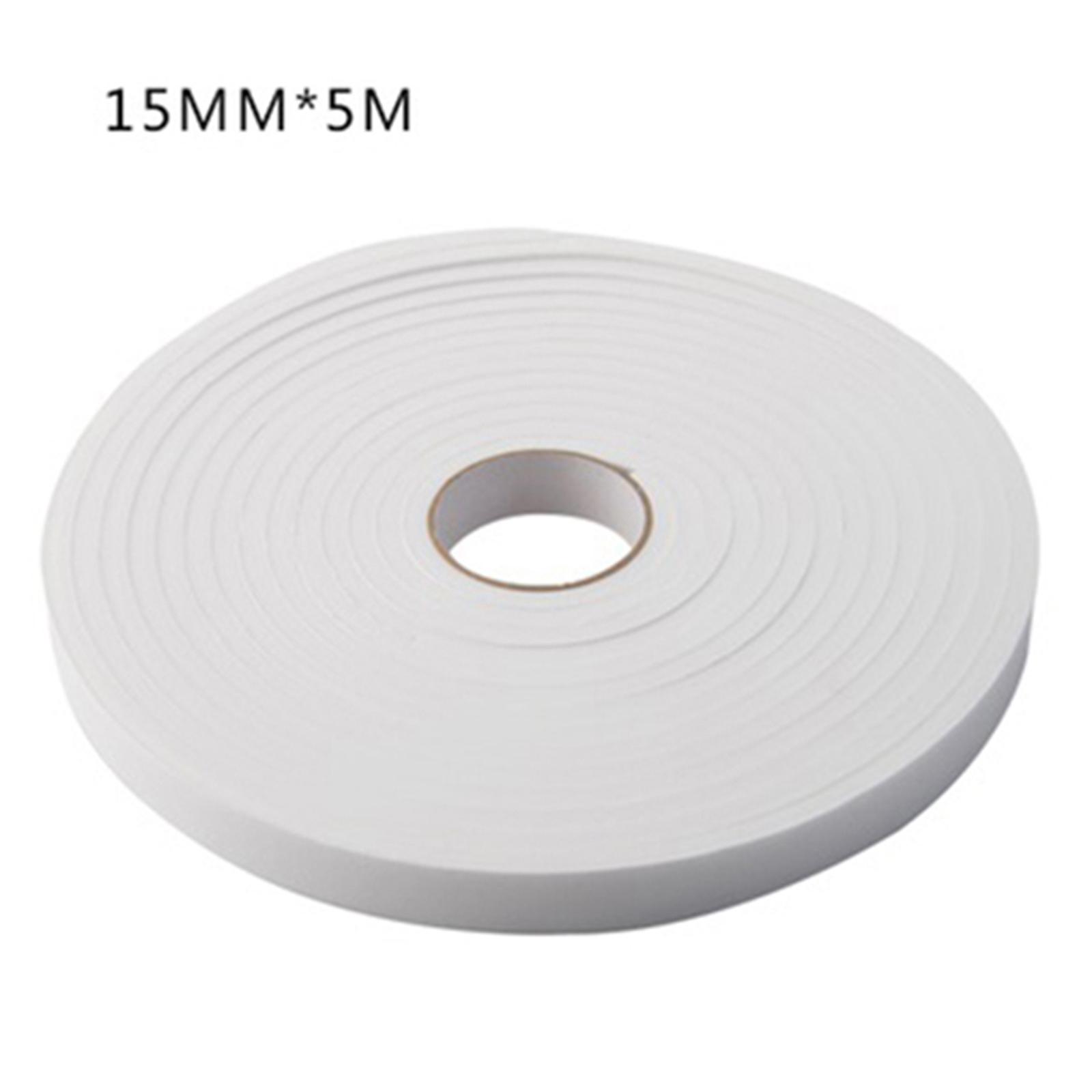 2 Rolls Foam Seal Tape, Thick High Density Foam Strip Self Adhesive Door Weather Stripping Insulation Foam Window Seal Total 33 feet
