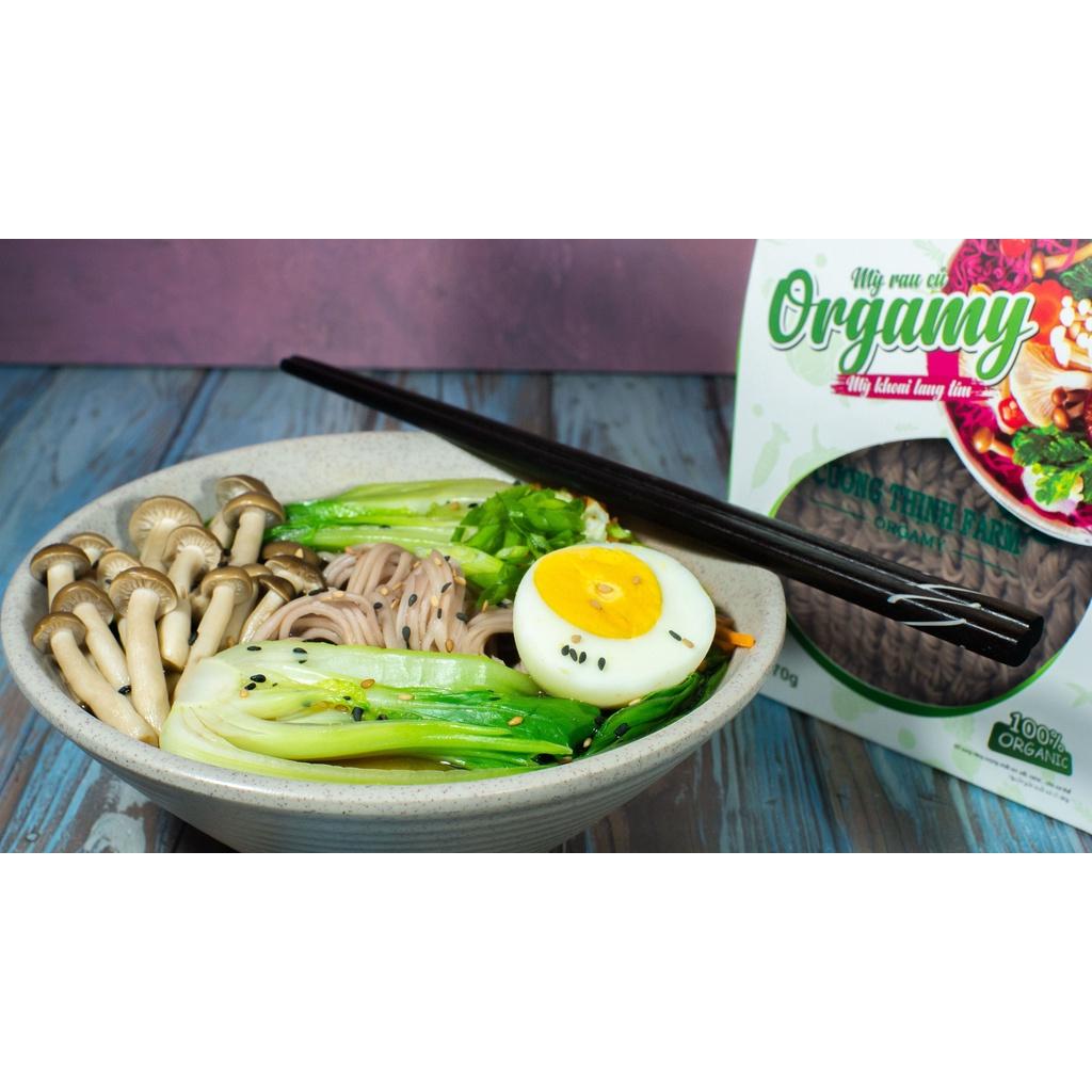 Mì Rau Củ Kiểm Định 100% Nguyên Chất ORGAMY Vị Khoai Lang Tím Túi 280g