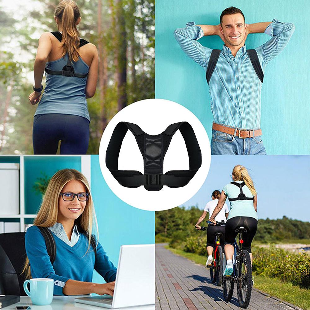 Đai nẹp lưng hổ trợ xương đòn cho nam và nữ có độ thoáng khí cao, với đường khâu chắc chắn