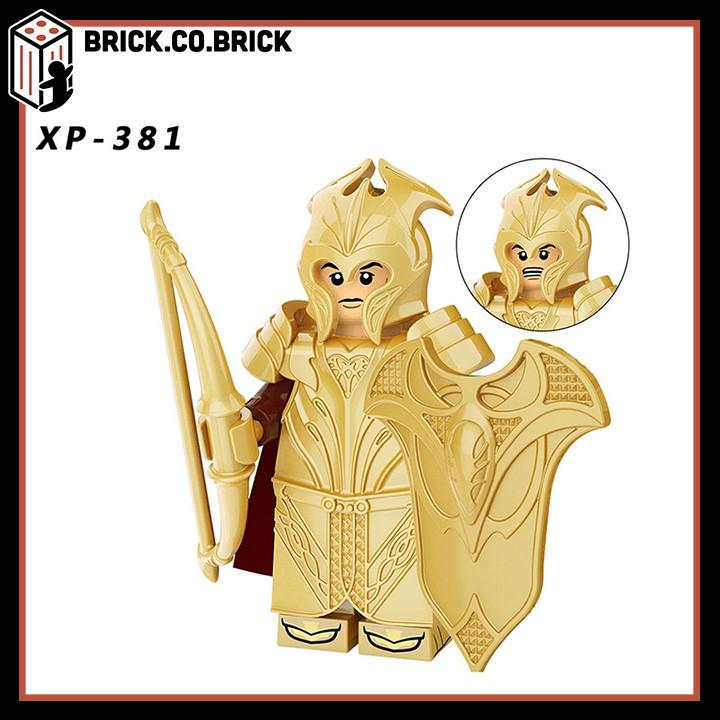 Đồ chơi Binh lính trung cổ Elf Archer minifig lắp ráp trẻ em trí tuệ sáng tạo KT1050