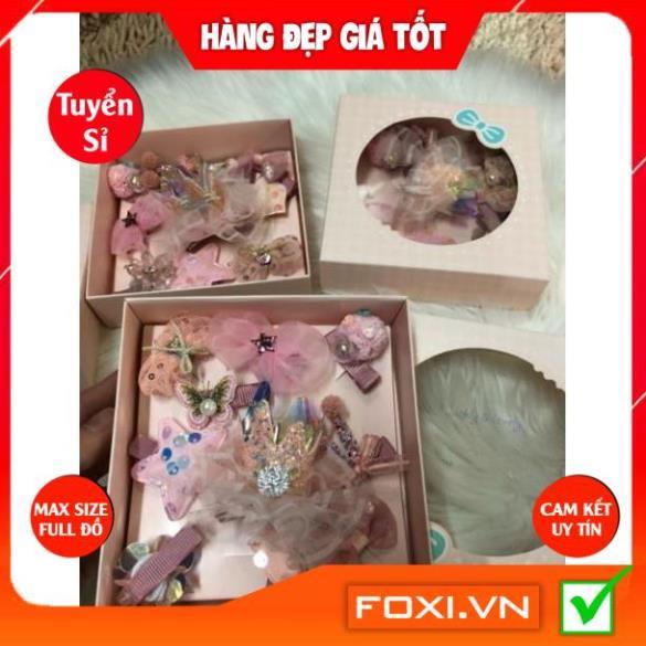 Set 10 kẹp tóc cho bé dễ thương Foxi-món quà xinh xắn không thể thiếu cho các bé gái