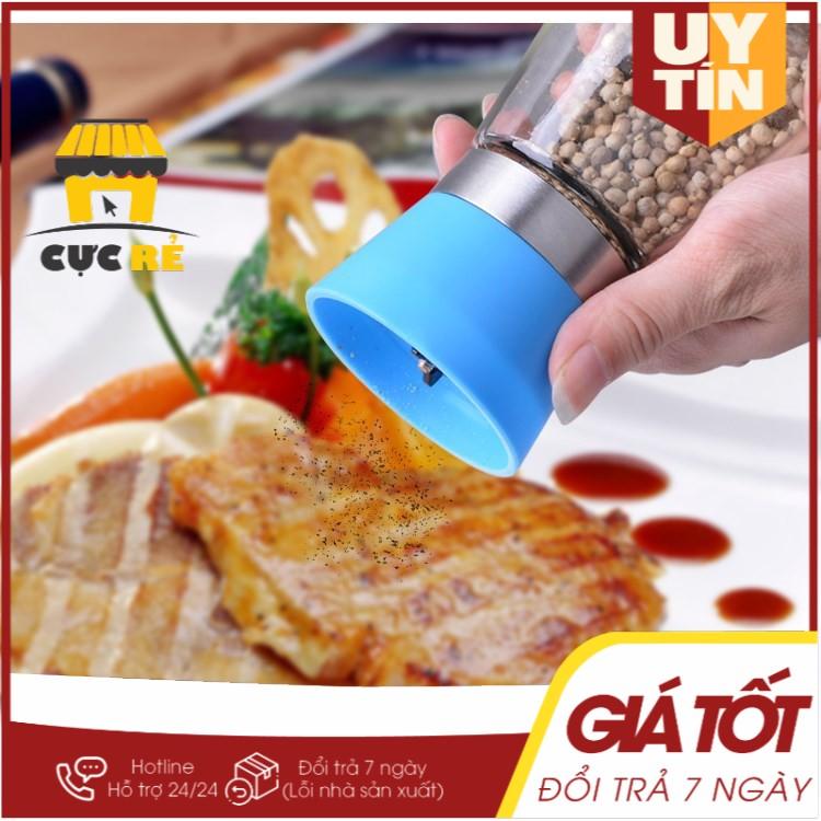 Dụng cụ xay tiêu cầm tay - cối xay tiêu cầm tay vặn Inox cao cấp