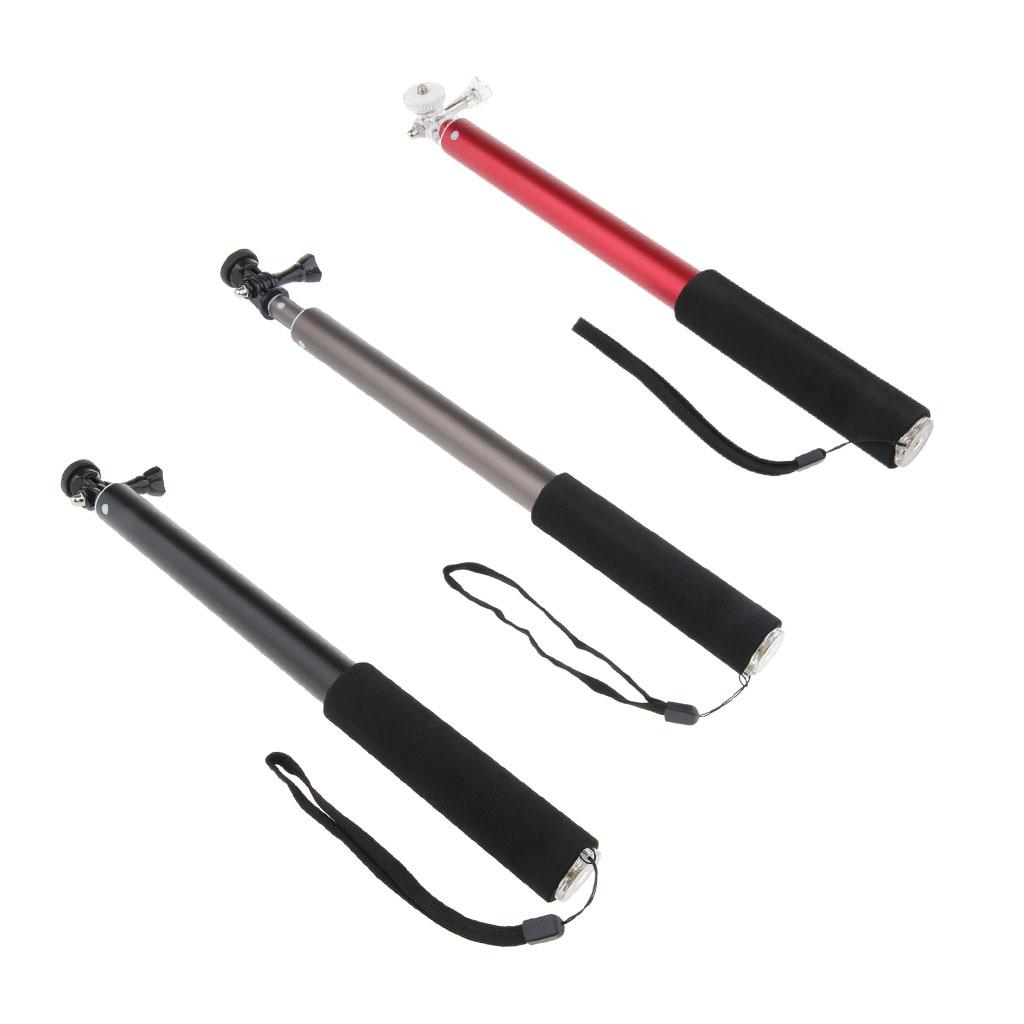 Extendable Selfie Stick Monopod Pole Handheld Holder For GoPro /Mobile Phone