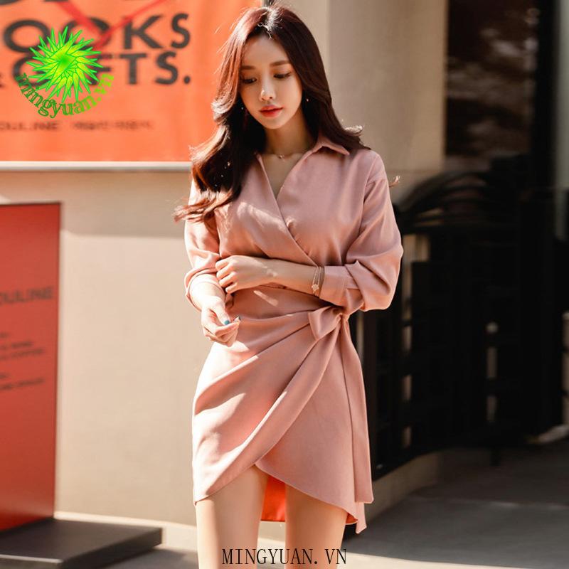 Đầm Sơ Mi Dáng Ôm Thiết Kế Quyến Rũ Cho Nữ