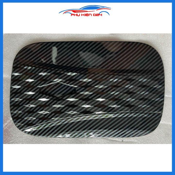 Ốp nắp xăng Carnival 2022-2023 vân cacbon bảo vệ chống trầy trang trí ô tô