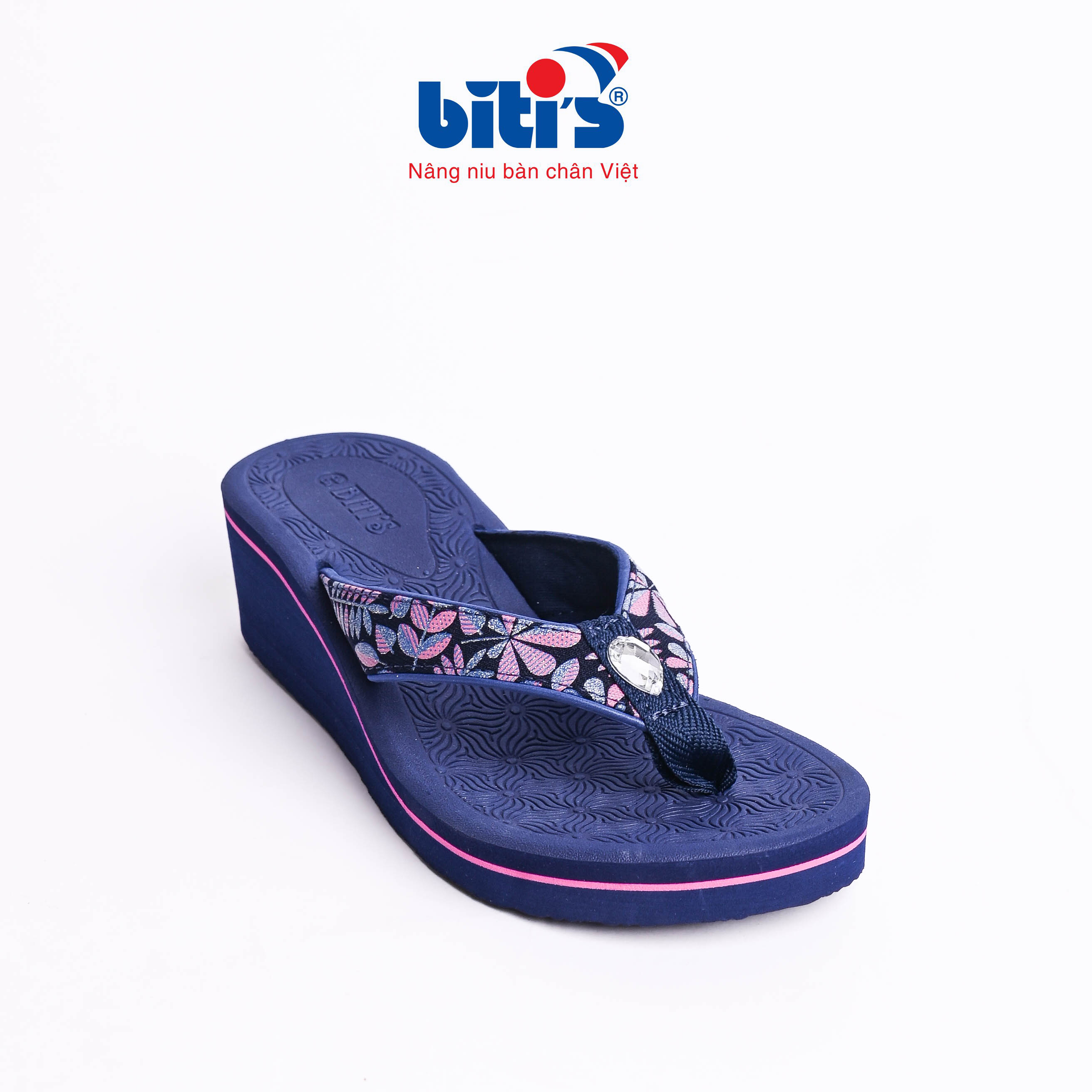 Dép quai kẹp Bitis nữ đế 5cm