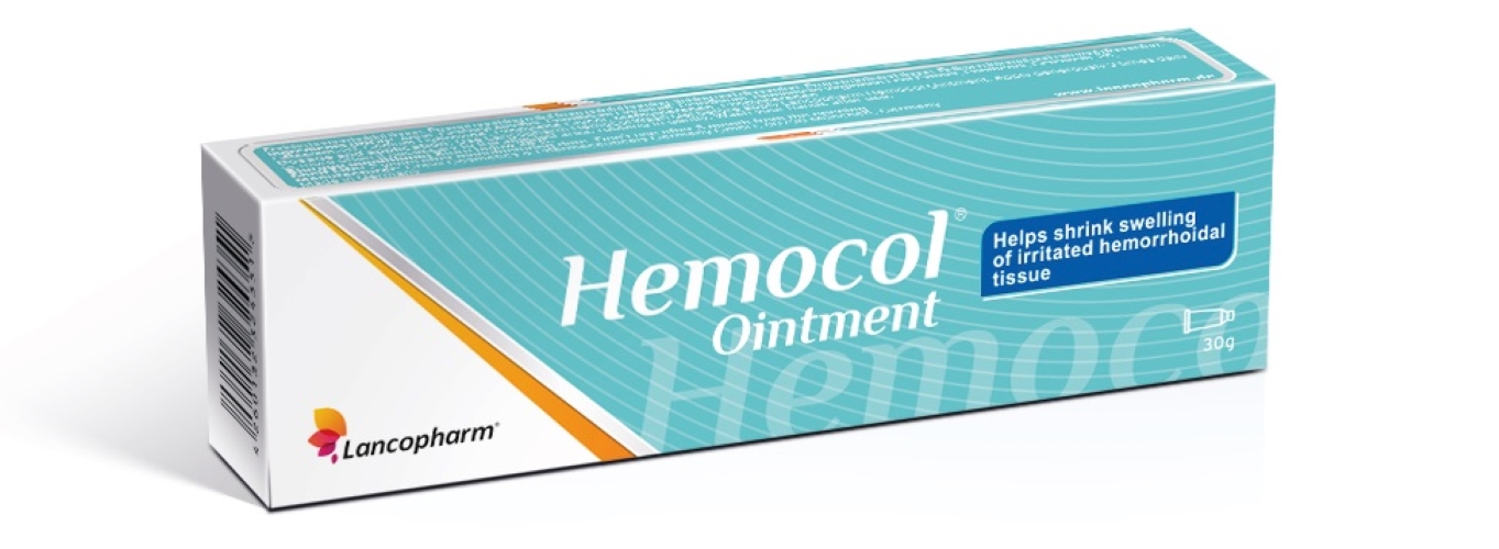 Kem bôi trĩ Hemocol Ointment Lancopharm hỗ trợ làm dịu, săn, se da vùng bị tổn thương (30g)