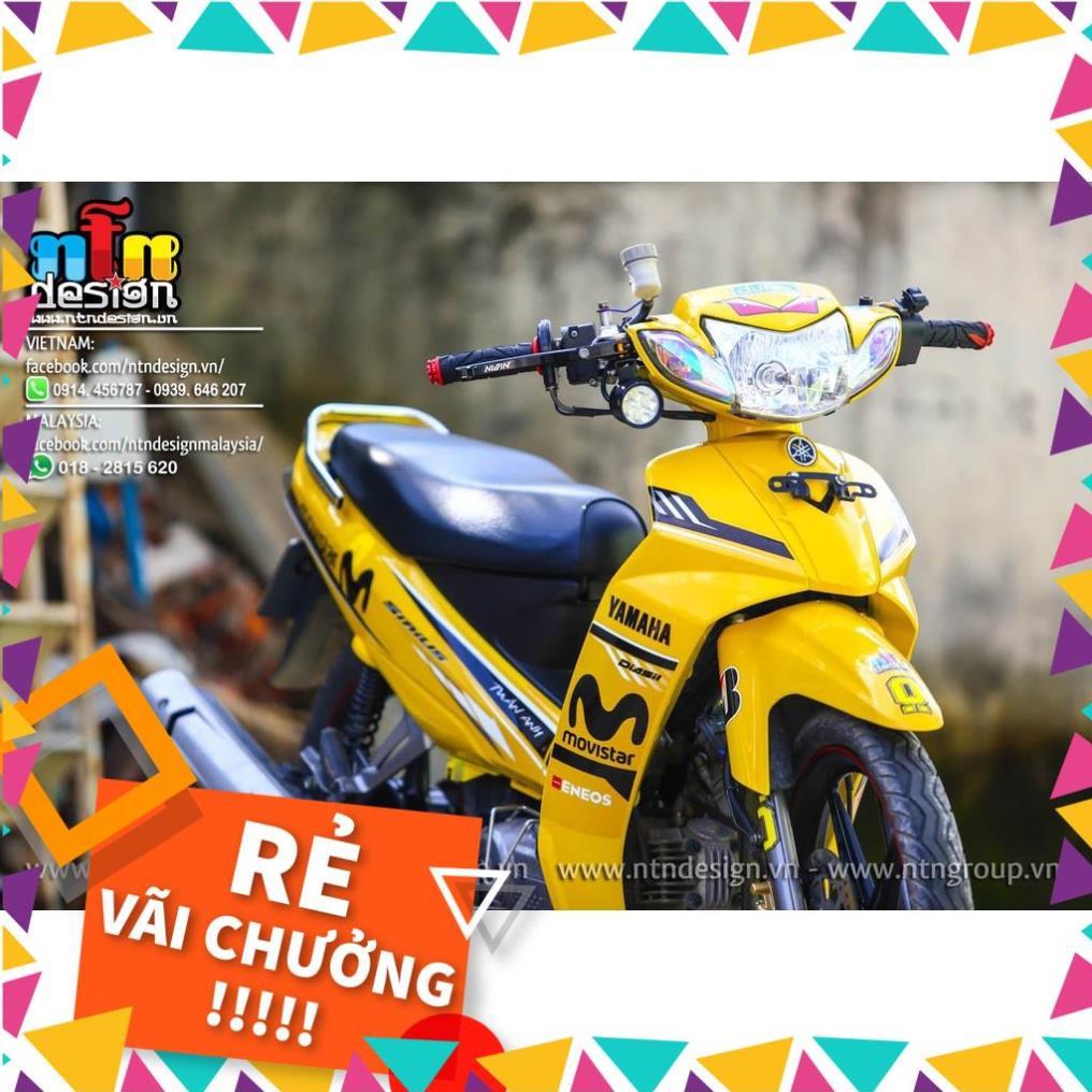 Tem Rời Sisius Mẫu Movistar Vàng Đen