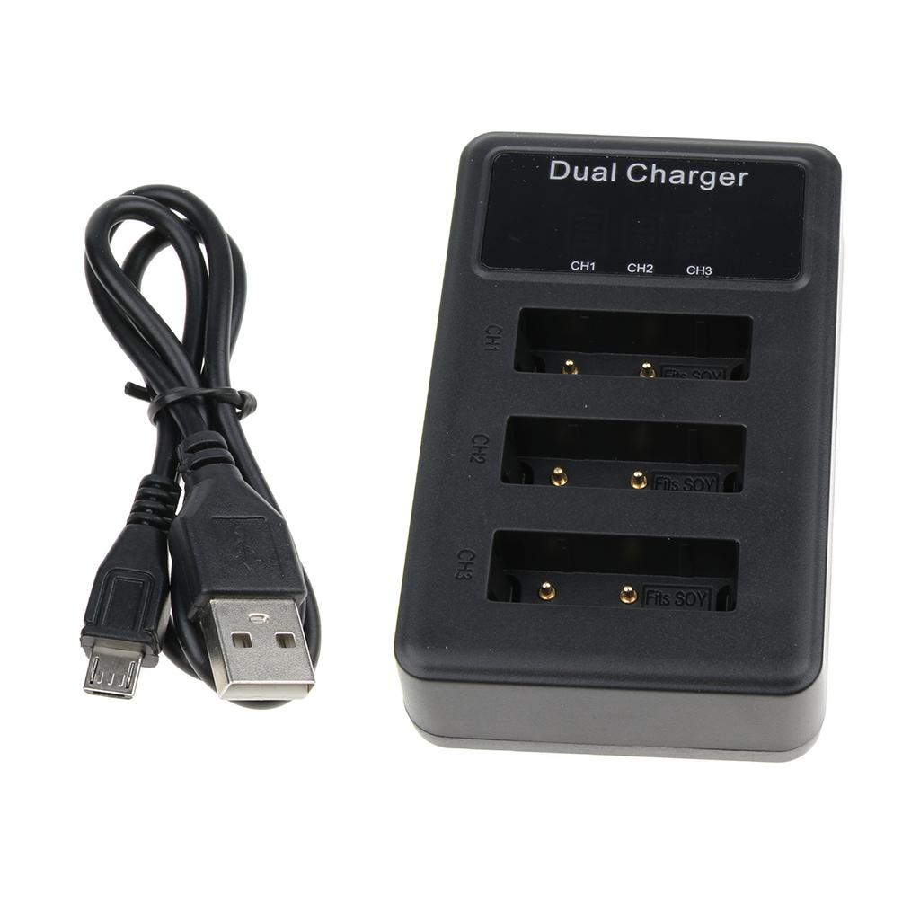 3-Channel Battery Charger for Sony NP-BX1 Cyber-shot DSC-RX100, DSC-RX100 II, DSC-RX100M II, DSC-RX100 III, DSC-RX100 V, DSC-RX100 IV, HDR-CX405