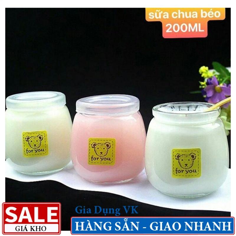 Hũ Thủy Tinh Cao Cấp Trong Suốt 200ml - Hũ Béo Ú