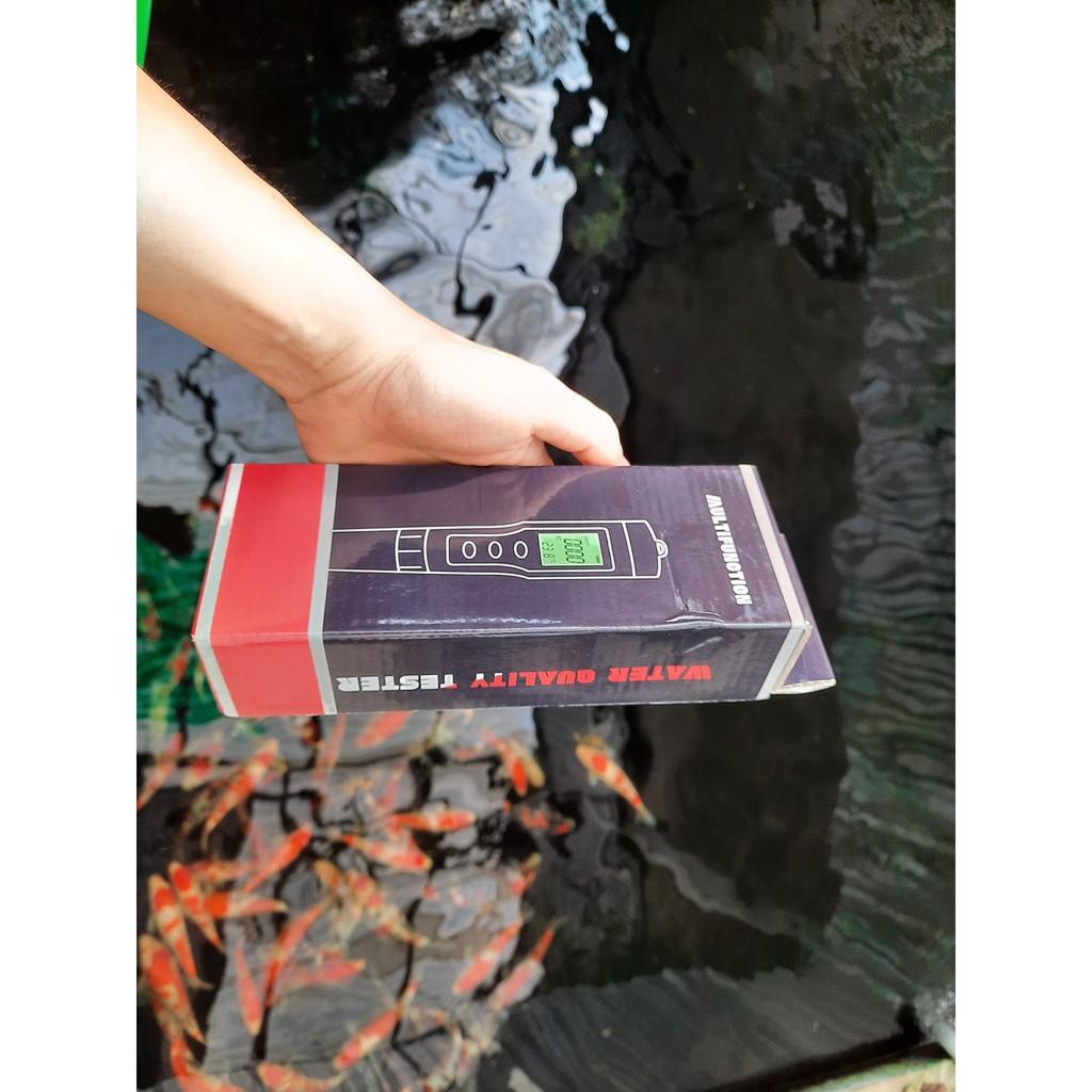 Bút đo 5 chức năng EZ 9909,Máy Kiểm Tra Chất Lượng Nước 5 Trong 1- Máy Đo Độ PH, Độ Mặn, TDS, EC, Có Đèn Nền