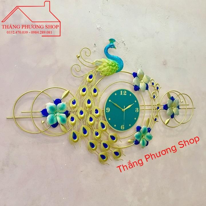 Đồng Hồ Treo Tường Chim Công Hoàng Hậu Kiêu Sa TP-009