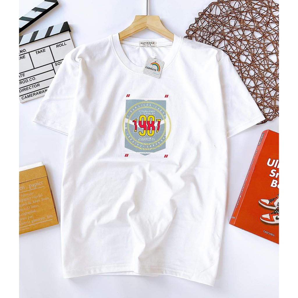 ÁO THUN TAY NGẮN FORM RỘNG - UNISEX NAM NỮ - RAINBOW