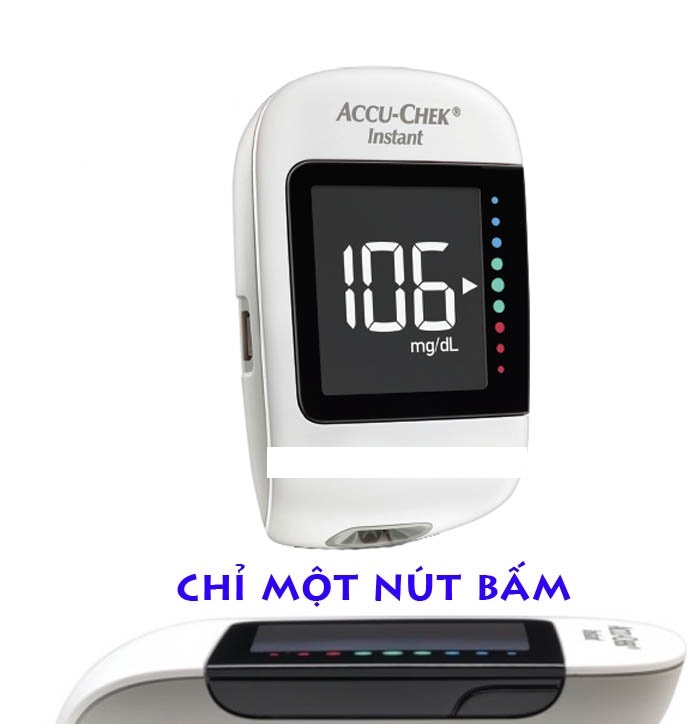 Máy đo đường huyết ACCU-CHECK INSTANT, BH TRỌN ĐỜI 1 đổi 1