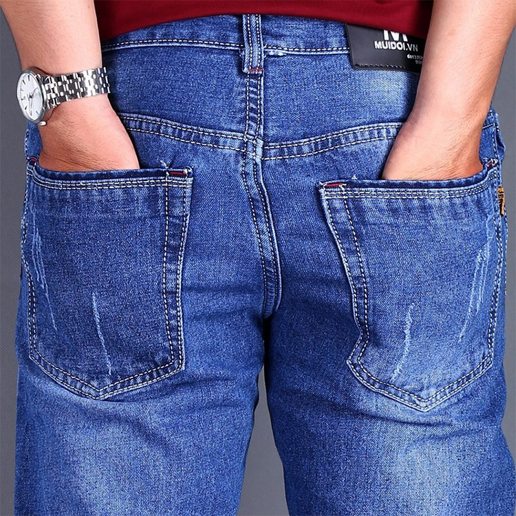 Quần Short Jean Nam qq37 Vải Jean Loại Tốt Muidoi