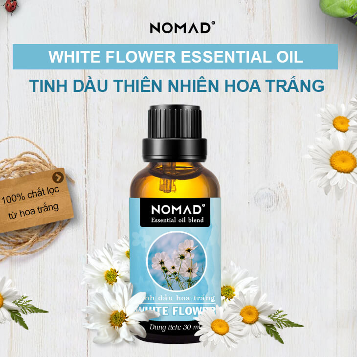 Tinh Dầu Thiên Nhiên Hoa Trắng Nomad White Flower Essential Oil