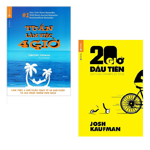 Bộ 2 cuốn bí kíp học tập và làm việc hiệu quả: Tuần Làm Việc 4 Giờ - 20 Giờ Đầu Tiên