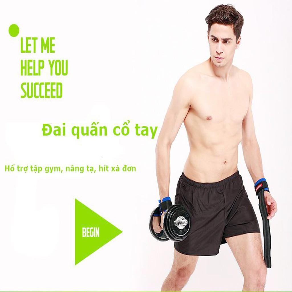 Dây kéo lưng kết hợp quấn cổ tay GYM Aolikes AL 7638 magic