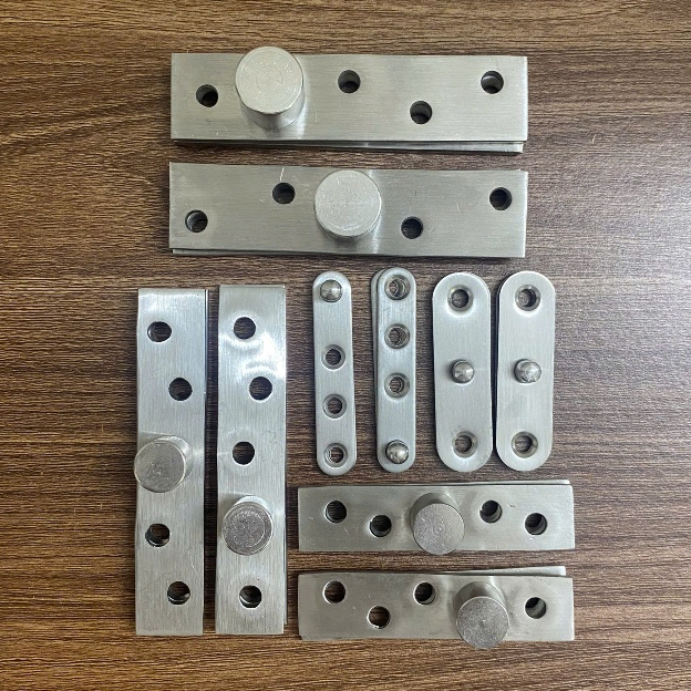 Bản Lề Cối Xoay Bản Lề Trục Xoay 360 Độ KUNBE Inox Dày Dặn Cho Cửa Tủ, Kệ, Nội Thất