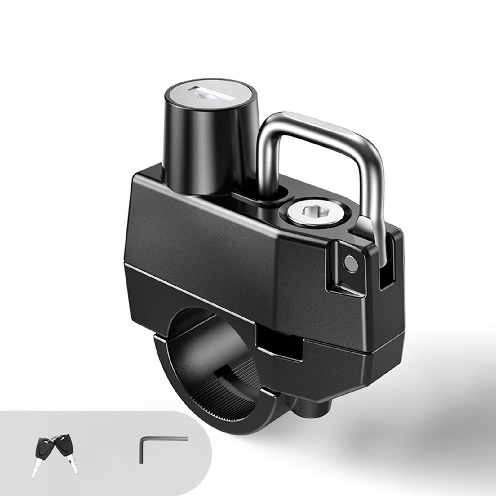 Motorcycle Helmet Lock, Safety Lock for Motorbike Scooter Street Bike Waterproof