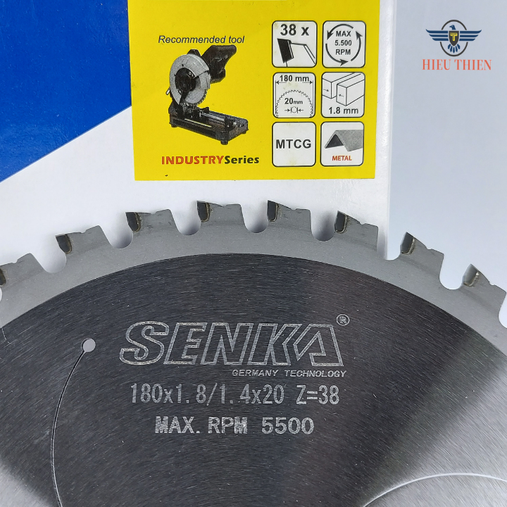 Lưỡi cắt sắt hợp kim 180mm 38 răng SENKA