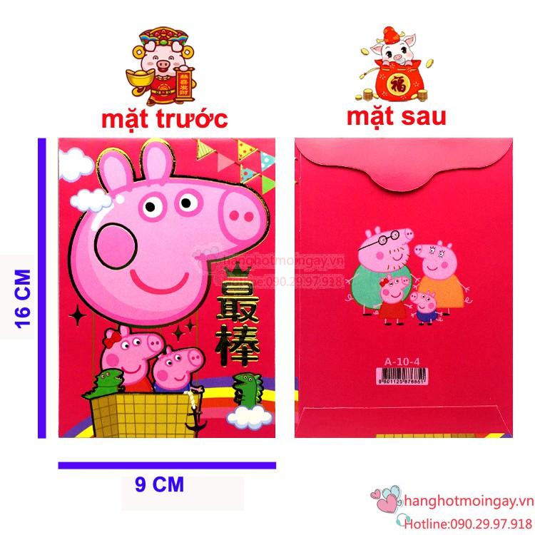 combo 6 bao lì xì Peppa Pig LX141