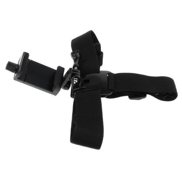 10X Head Strap Mount Phones Holder Head Strap w/ Clip for iPhone Smartphones