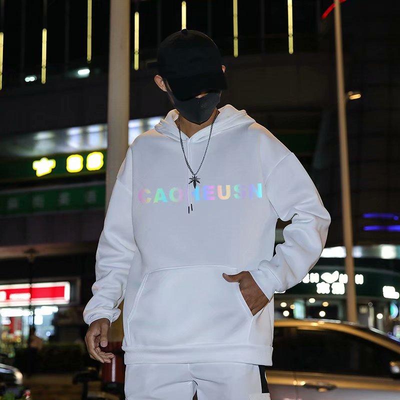 Áo Hoodie Dài Tay Form Rộng Phong Cách Hàn Quốc Dành Cho Nam / Size M-3Xl