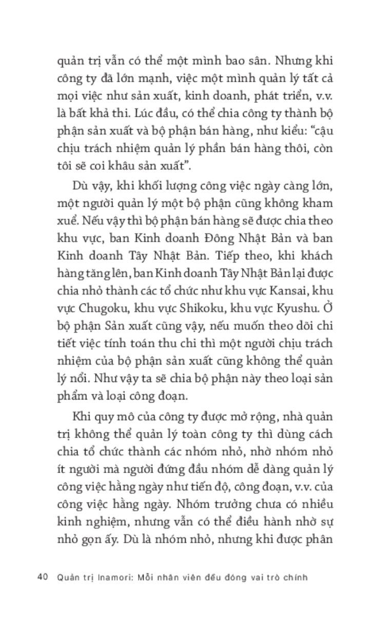 Quản Trị Inamori - Mỗi Nhân Viên Đều Đóng Vai Trò Chính _TRE