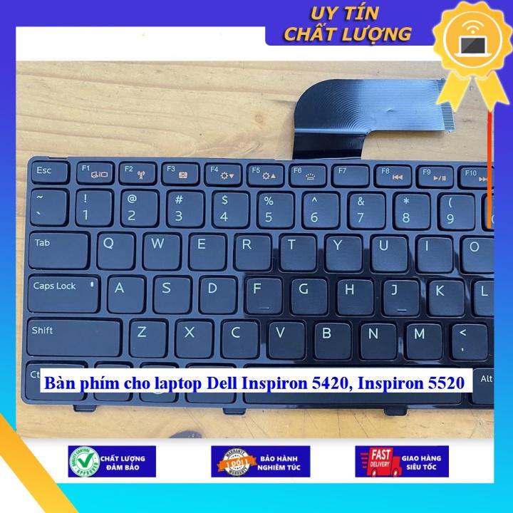 Bàn phím cho laptop Dell Inspiron 5420 Inspiron 5520 - Phím Zin - Hàng chính hãng  MIKEY335