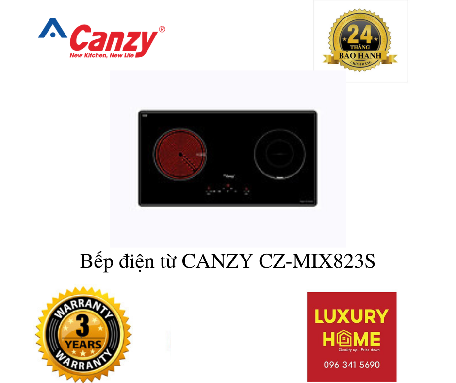 Bếp điện từ CANZY CZ-MIX823S  - Hàng Chính Hãng