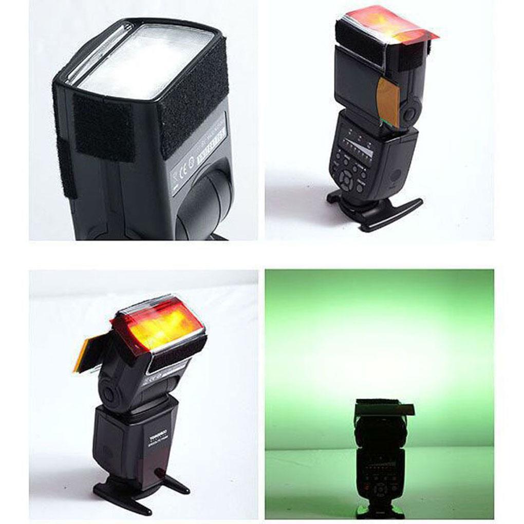 Set 12 Tấm Lọc Ánh Sáng Màu Sắc Dành Cho Đèn Flash Máy Ảnh