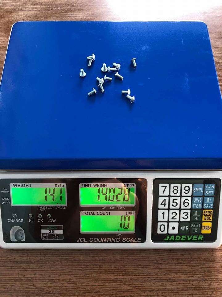 CÂN ĐIỆN TỬ JCL-JADEVER - 30KG, ĐẾM SỐ LƯỢNG