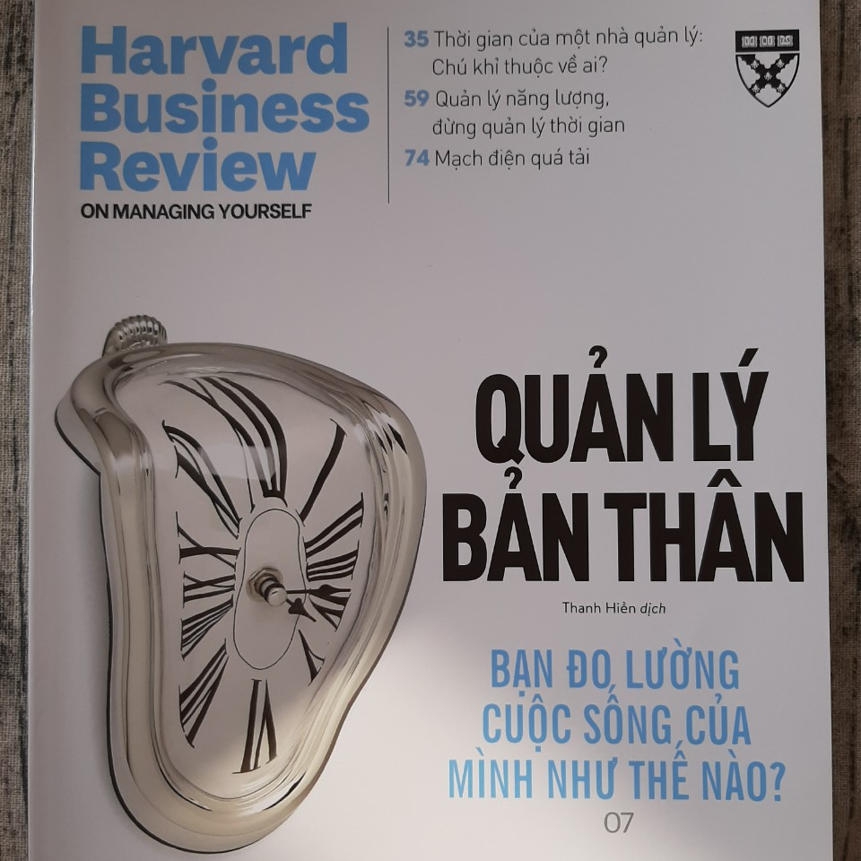 HBR On- Quản Lý Bản Thân (Harvard Business Review On Stratery)