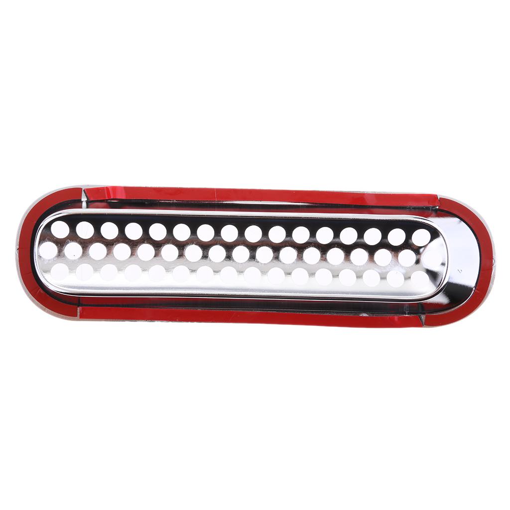 7 Pieces Chrome Car Front Grille Cover Insert Mesh Grill for Jeep Wrangler
