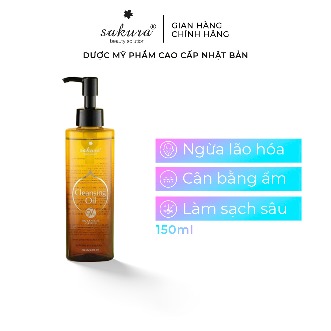 Dầu Tẩy Trang Sakura Cleansing Oil 150Ml