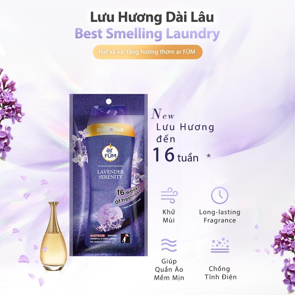 Combo 2 Túi Hạt Xả Thơm Quần Áo Arfum Lưu Hương Tới 16 Tuần, Làm Mềm Vải Và Chống Tĩnh Điện (25gr/Túi