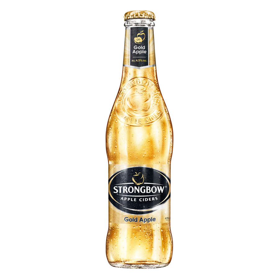 Nước Táo Lên Men Strongbow Gold 330ml Thùng 24 Chai