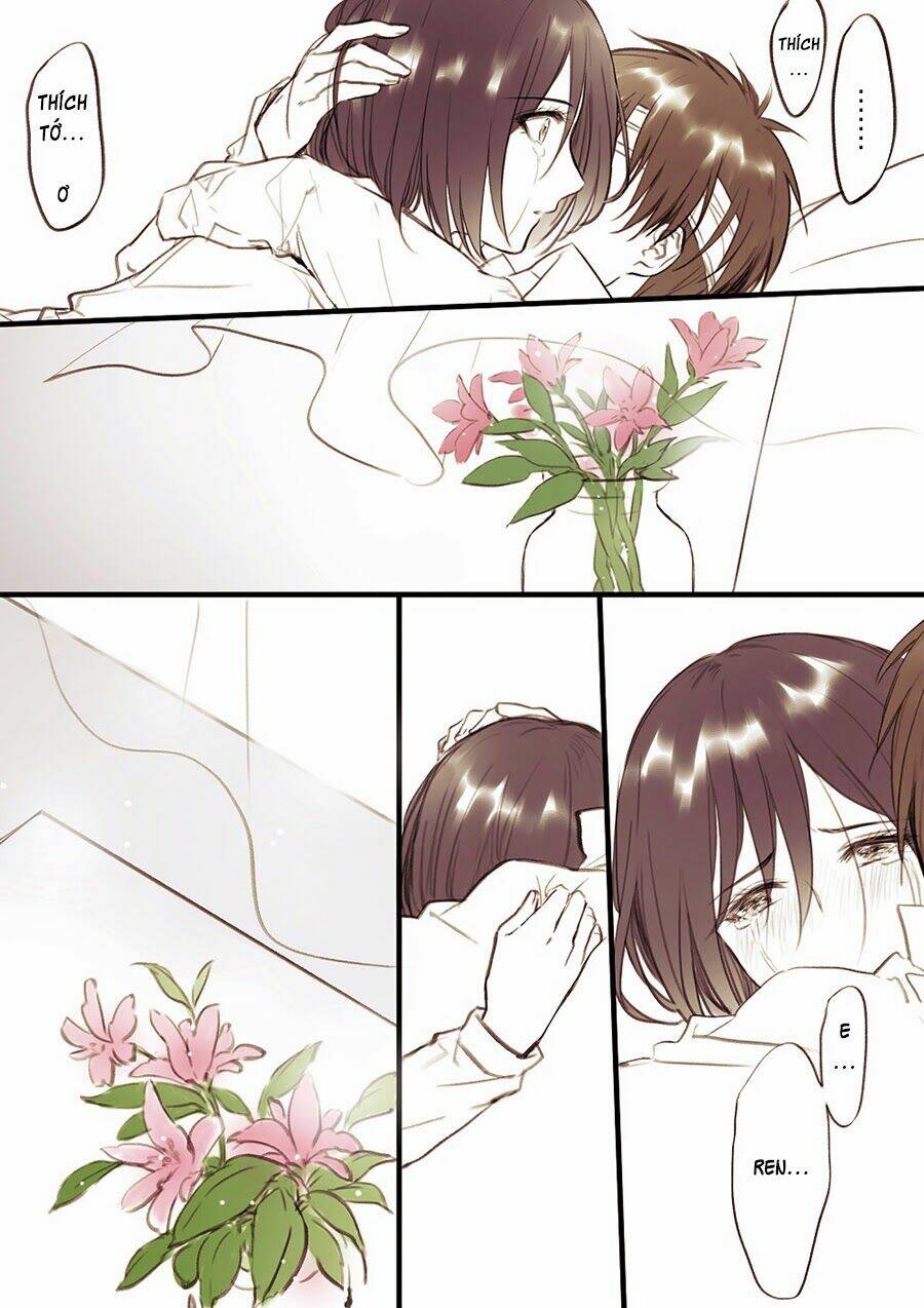 tấn công người khổng lồ - doujinshi eren x mikasa chapter 38 6